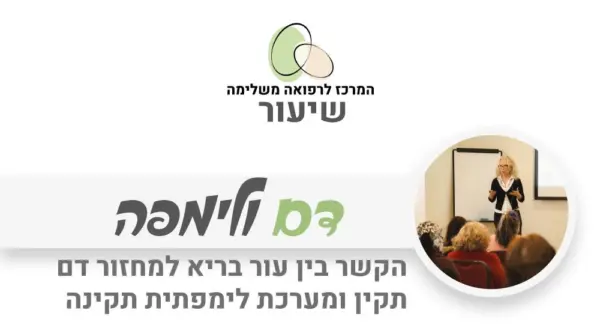 מערכת הדם והלימפה - תפקוד ובריאות